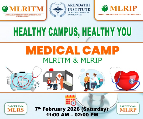 Medical Camp at MLRITM & MLRIP